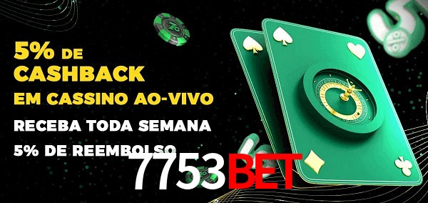 Promoções do cassino ao Vivo 7753bet